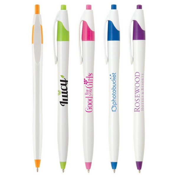 SGS0310 The Messenger PEN White Brights Style With Custom Imprint